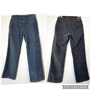 The North Face Gray Corduroy Wide Leg Pants Y2K Vintage Women’s 4